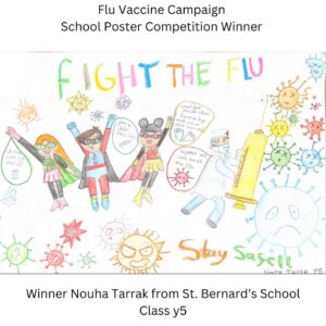 Image of Flu Vaccine Campaign School Poster Competition Winner